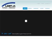 Tablet Screenshot of lanit.ch